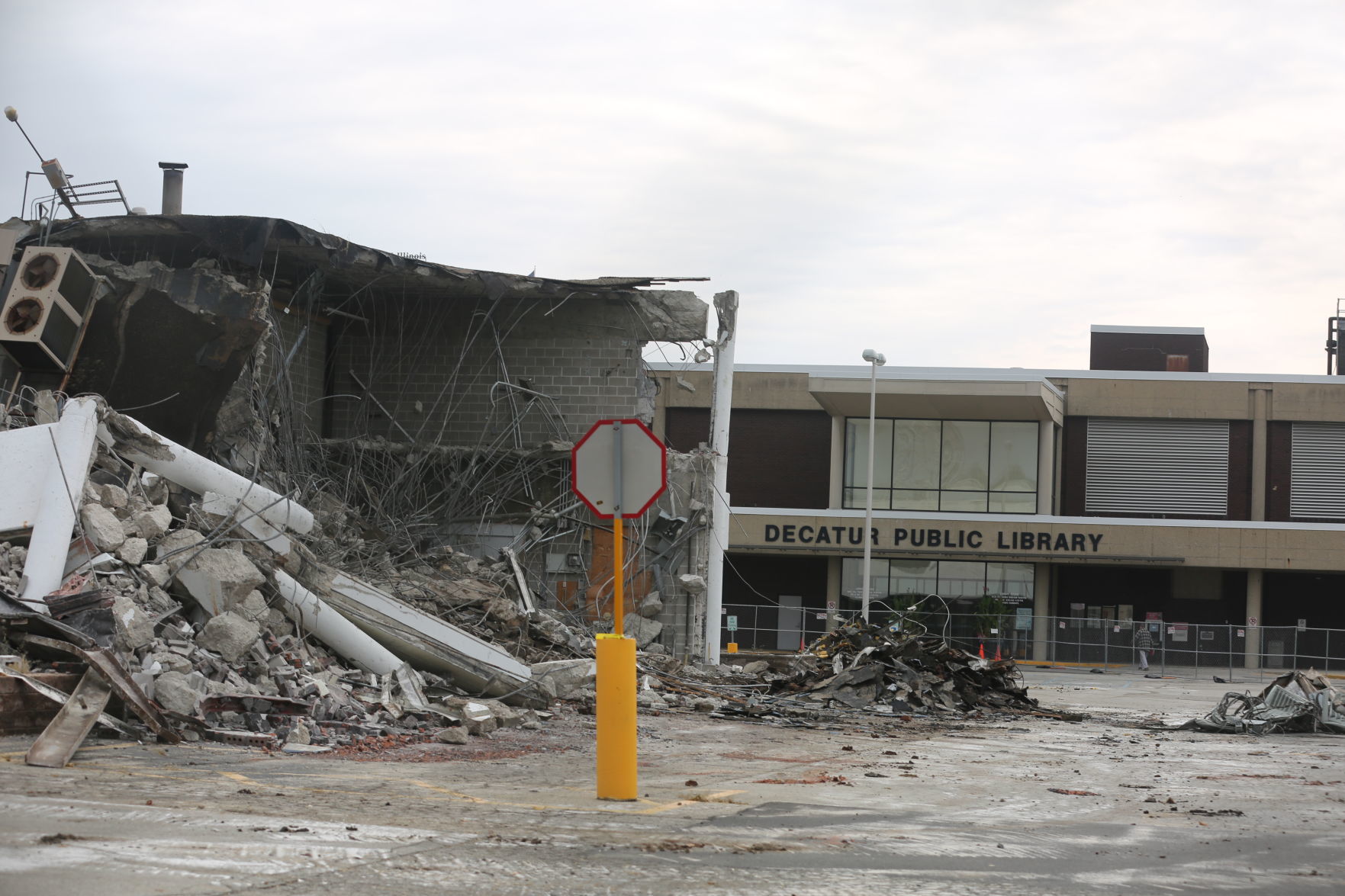 Decatur Public Library parking lot